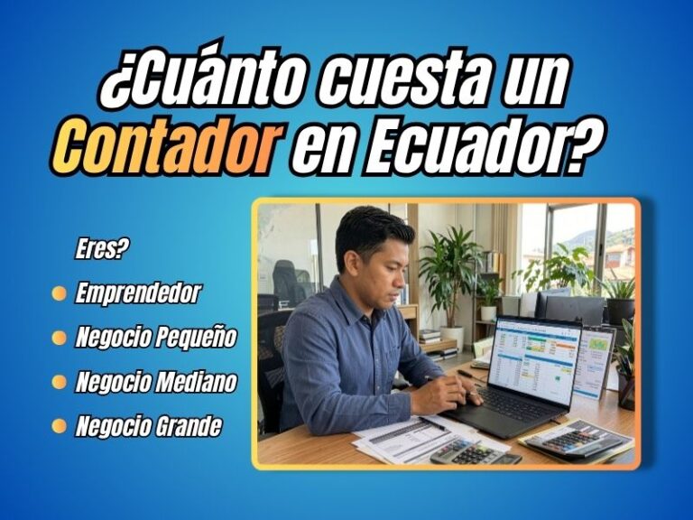 cuanto cuesta un contador en Ecuador asesoría contable precios